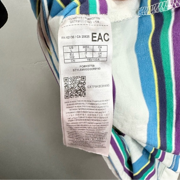 Vintage Guess Striped Tee Shirt - Picture 6 of 7